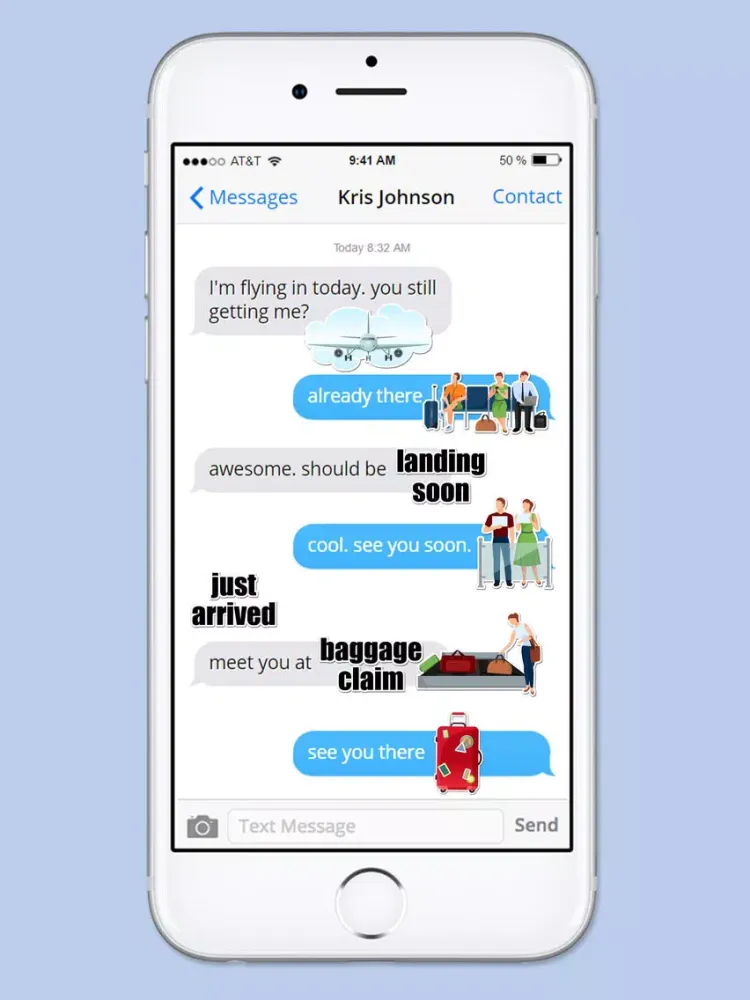 صور Airport Travel Sticker Pack iPad 