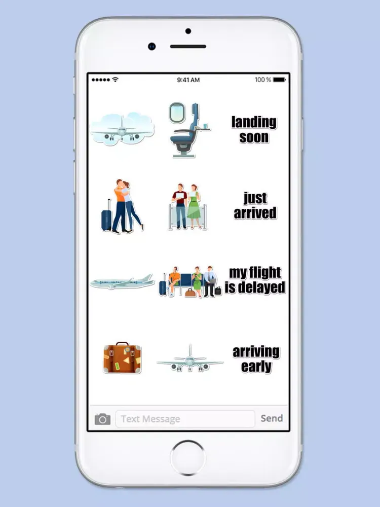 صور Airport Travel Sticker Pack iPad 