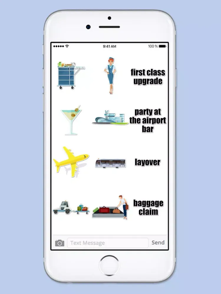 صور Airport Travel Sticker Pack iPad 