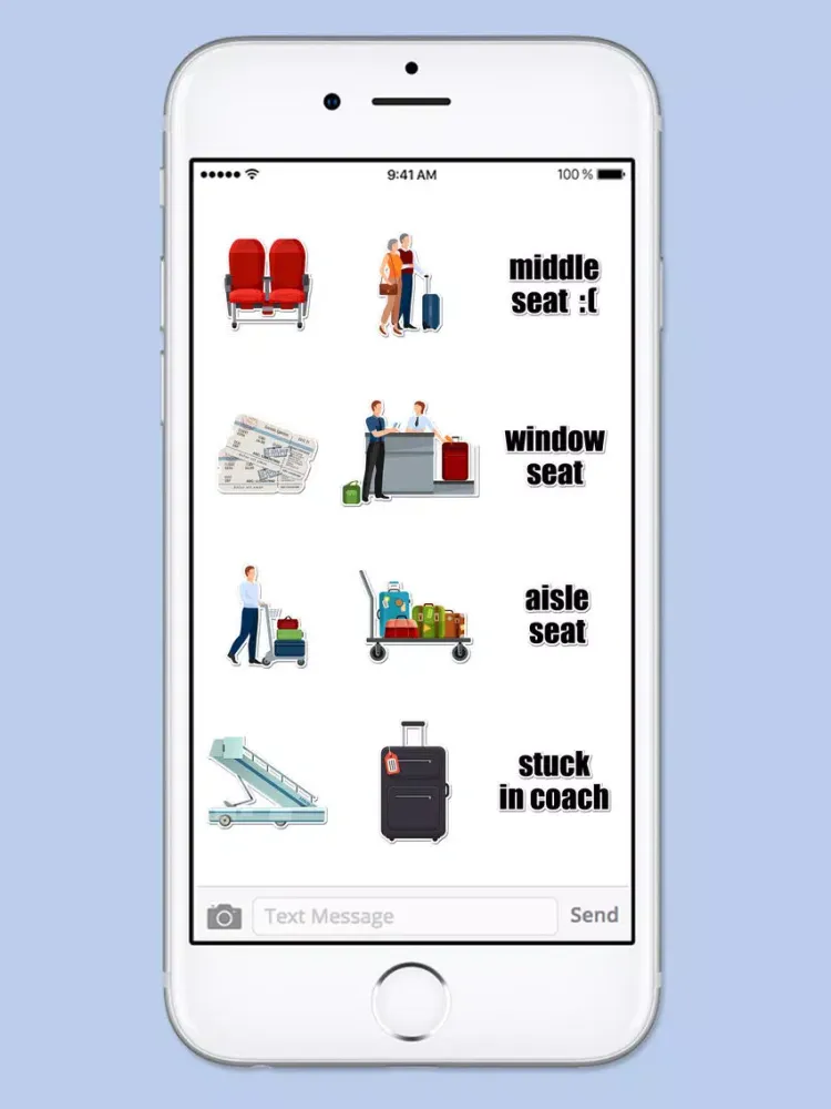 صور Airport Travel Sticker Pack iPad 