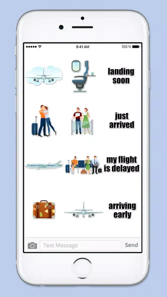 صور Airport Travel Sticker Pack