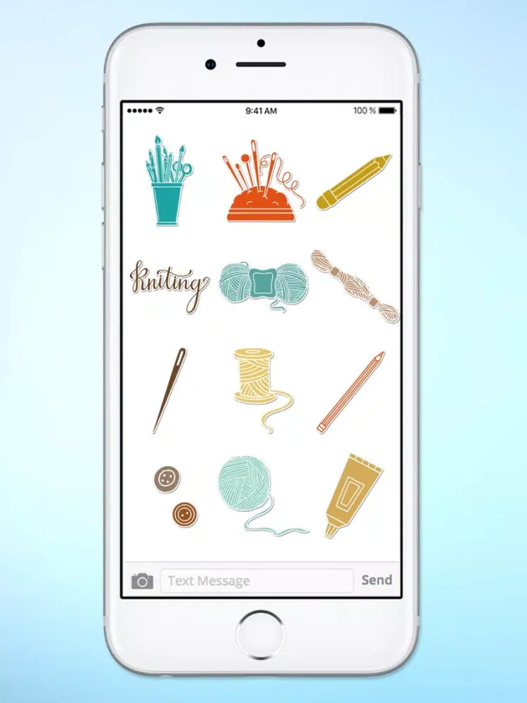 ภาพหน้าจอของ Arts and Crafts Handmade DIY Sticker Pack iPad 