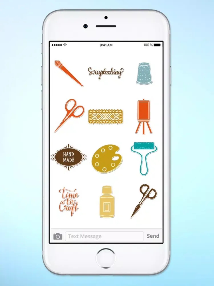 ภาพหน้าจอของ Arts and Crafts Handmade DIY Sticker Pack iPad 