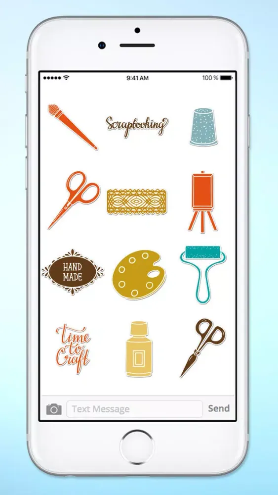 ภาพหน้าจอของ Arts and Crafts Handmade DIY Sticker Pack