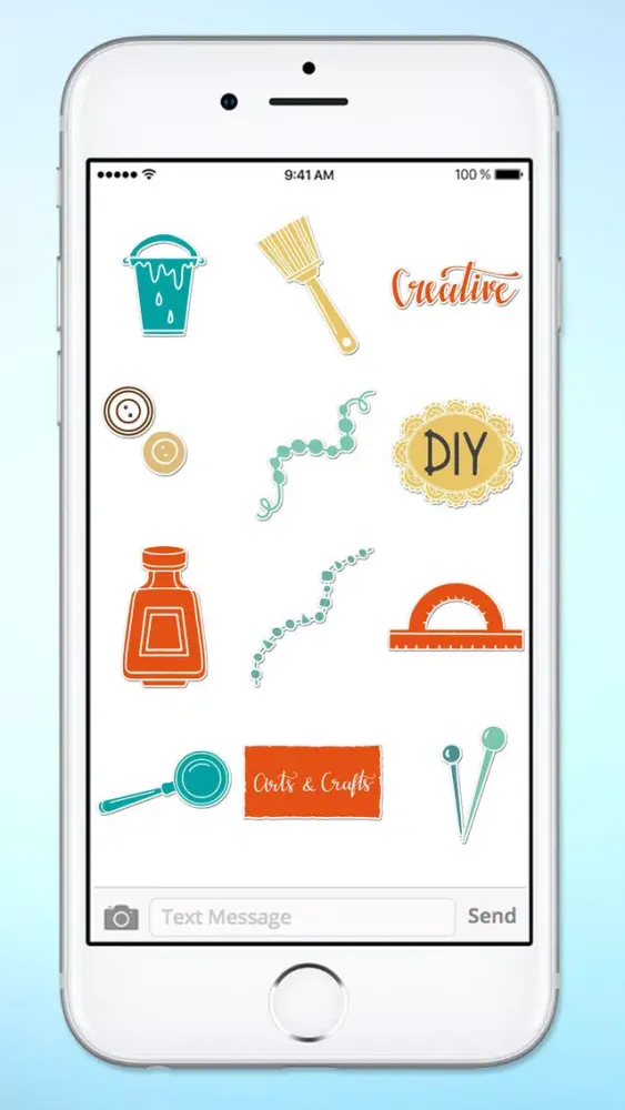 ภาพหน้าจอของ Arts and Crafts Handmade DIY Sticker Pack