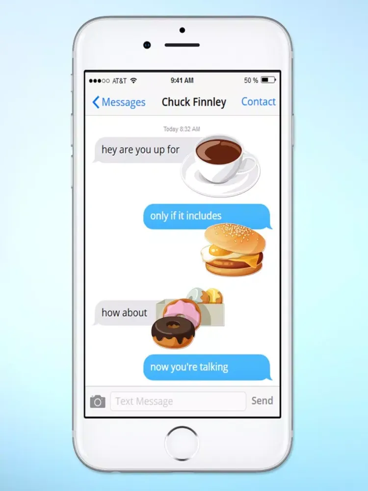 Captures d'écran de Breakfast and Brunch Food Sticker Pack iPad 