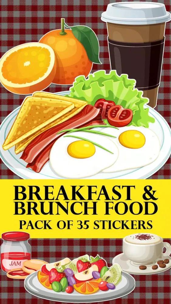 Captures d'écran de Breakfast and Brunch Food Sticker Pack