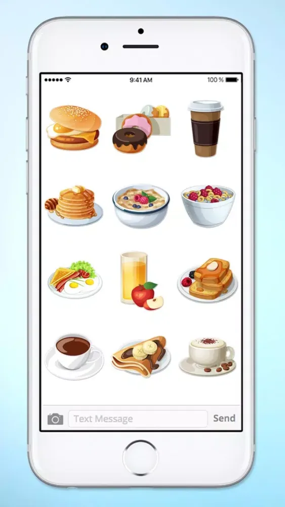 Captures d'écran de Breakfast and Brunch Food Sticker Pack