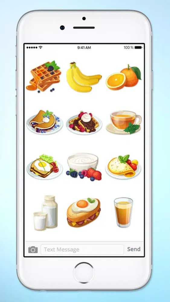Captures d'écran de Breakfast and Brunch Food Sticker Pack