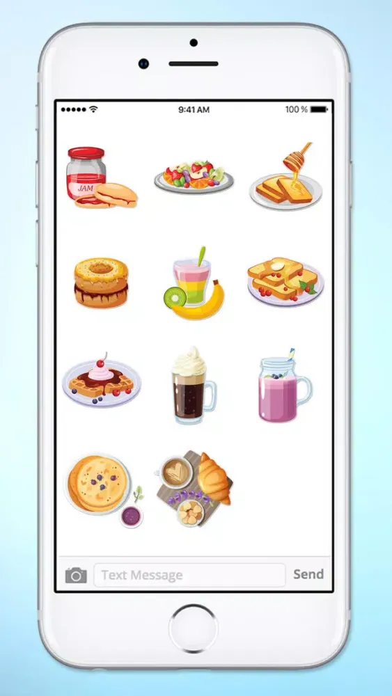 Captures d'écran de Breakfast and Brunch Food Sticker Pack