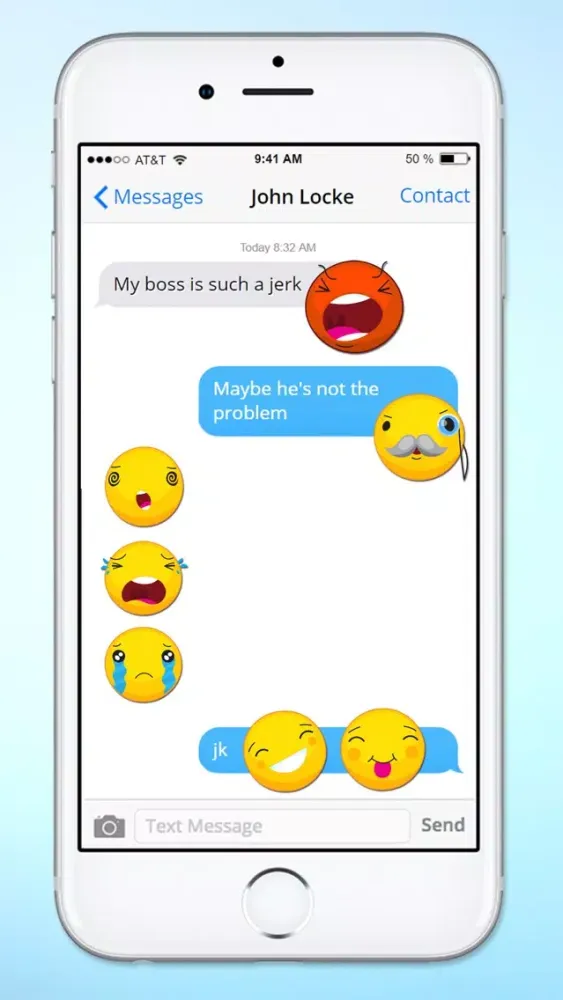 Capturas de tela do Cute Emoji Smile Emoticons Sticker Pack