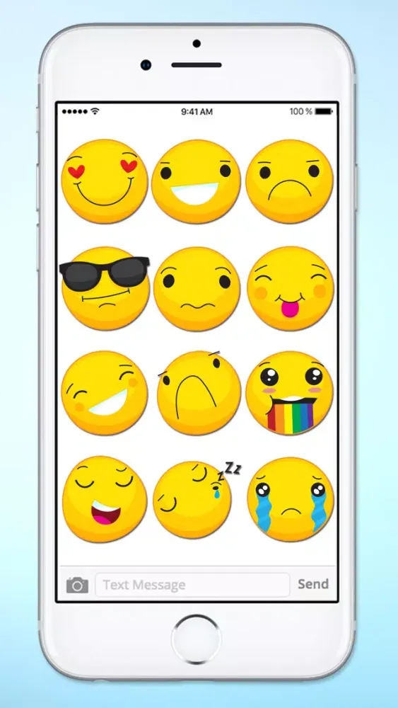 Capturas de tela do Cute Emoji Smile Emoticons Sticker Pack