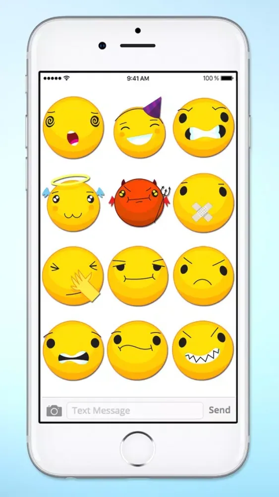 Capturas de tela do Cute Emoji Smile Emoticons Sticker Pack