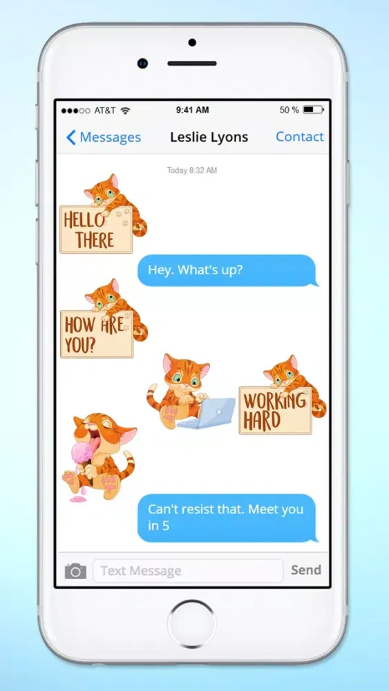 Скриншоты Cute Kitten Messages Sticker Pack