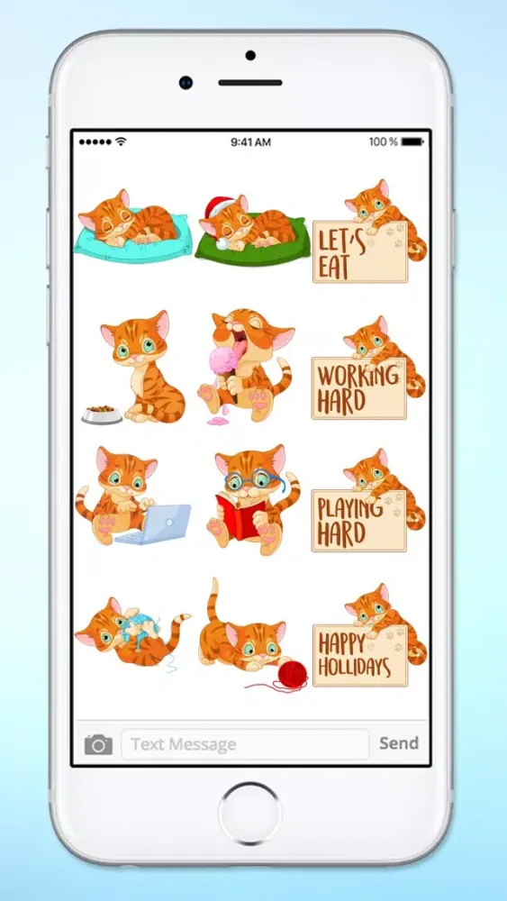 Скриншоты Cute Kitten Messages Sticker Pack
