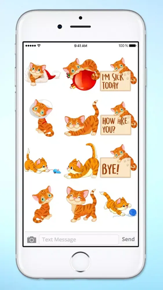 Скриншоты Cute Kitten Messages Sticker Pack