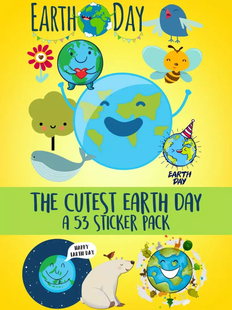 The Cutest Earth Day Sticker Pack iPad  স্ক্রিনশট