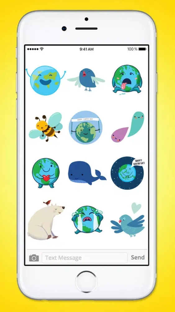 The Cutest Earth Day Sticker Pack স্ক্রিনশট