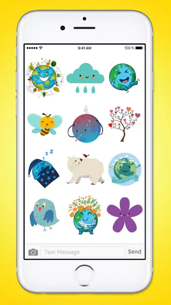 The Cutest Earth Day Sticker Pack স্ক্রিনশট
