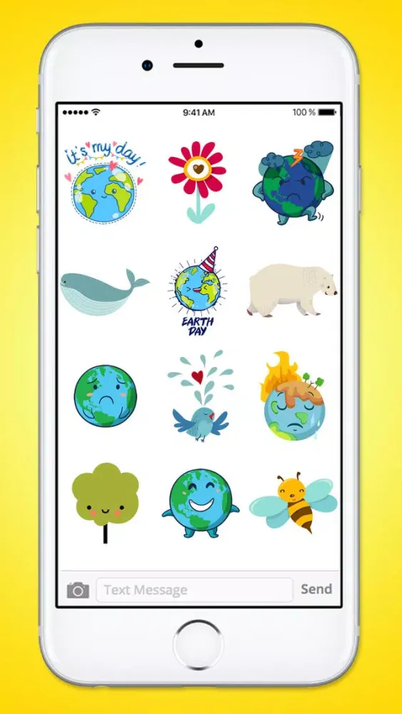 The Cutest Earth Day Sticker Pack স্ক্রিনশট