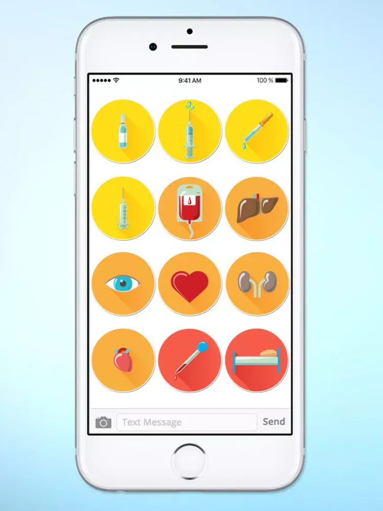 Скриншоты Doctor Nurse Medical Icons Sticker Pack iPad 