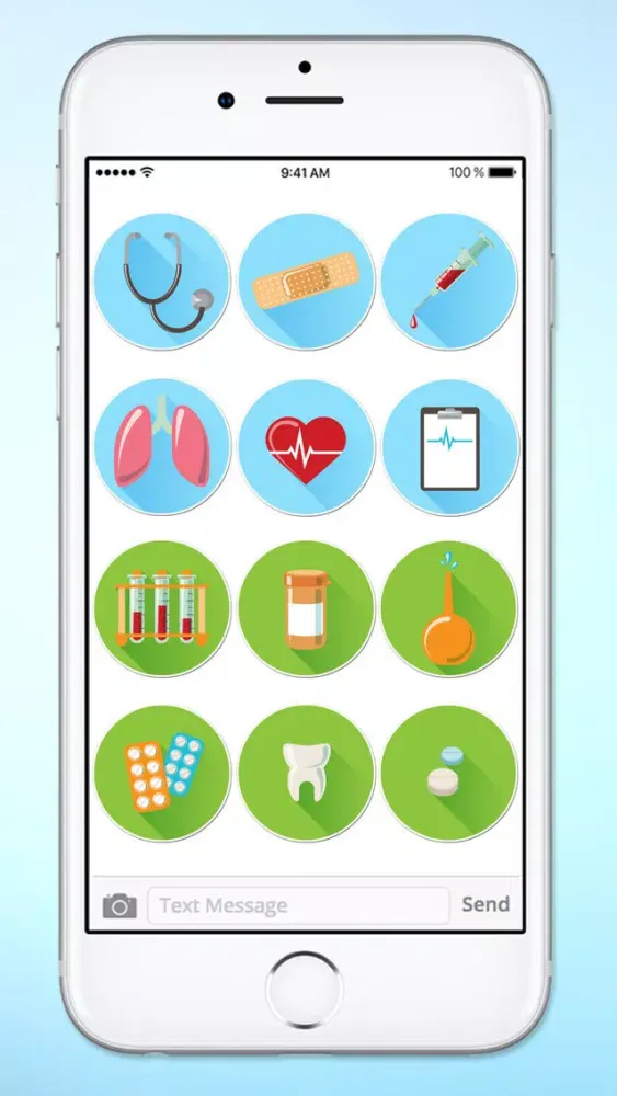 Скриншоты Doctor Nurse Medical Icons Sticker Pack