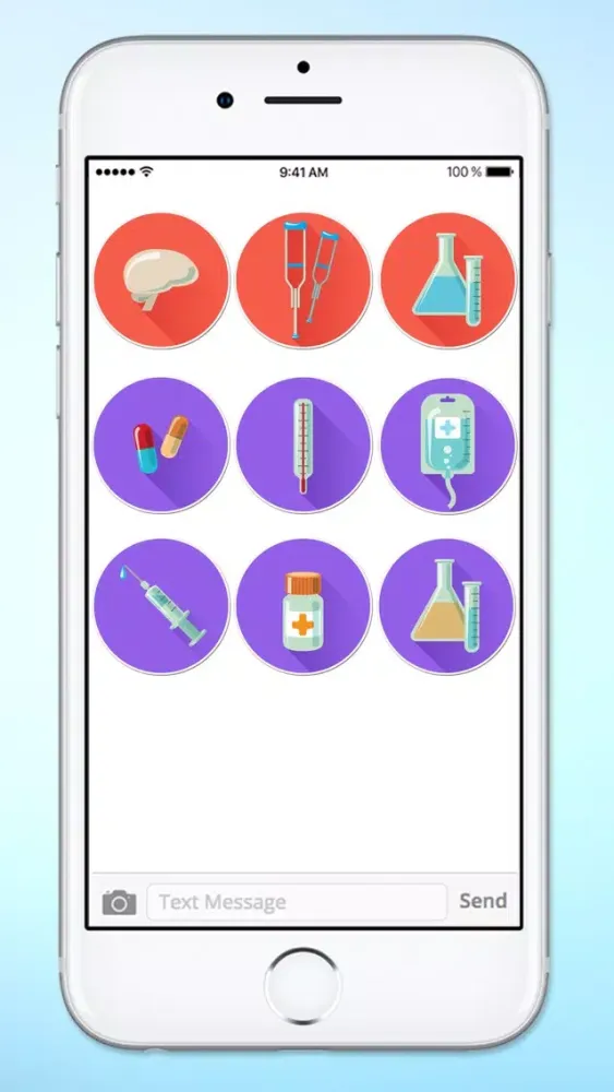 Скриншоты Doctor Nurse Medical Icons Sticker Pack