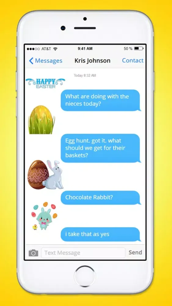 Скриншоты Happy Easter Basket Sticker Pack