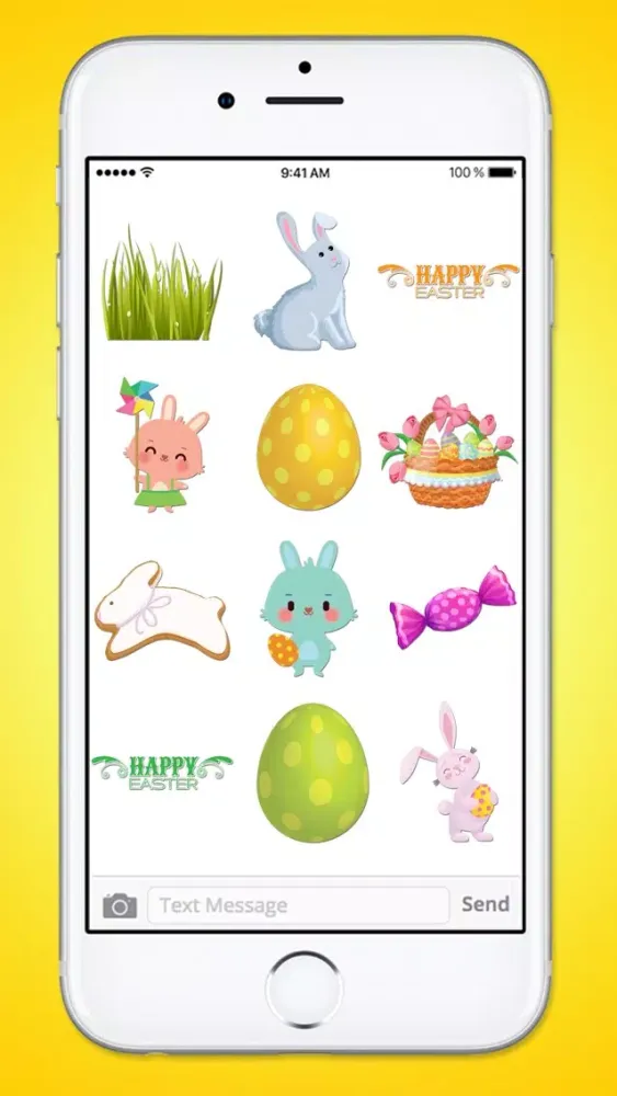 Скриншоты Happy Easter Basket Sticker Pack