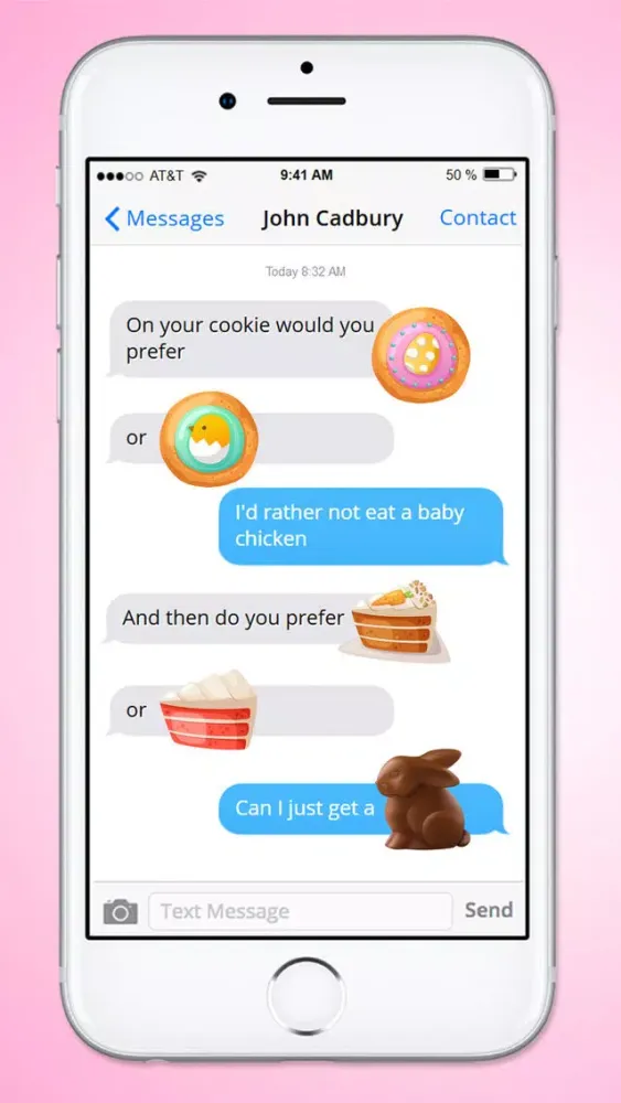 Easter Treats Cookies Cake and Candy Sticker Pack Screenshots