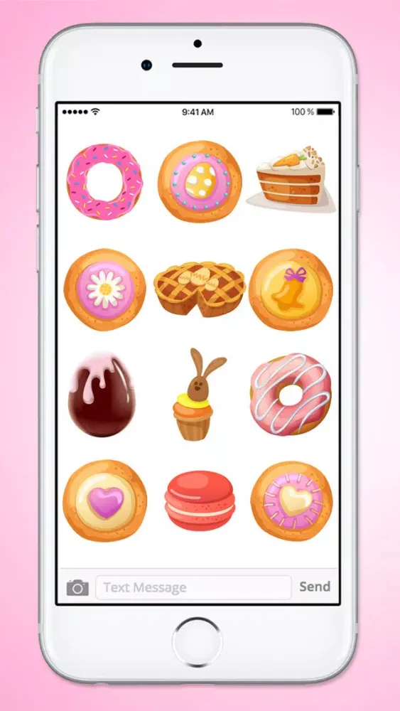 Easter Treats Cookies Cake and Candy Sticker Pack Screenshots