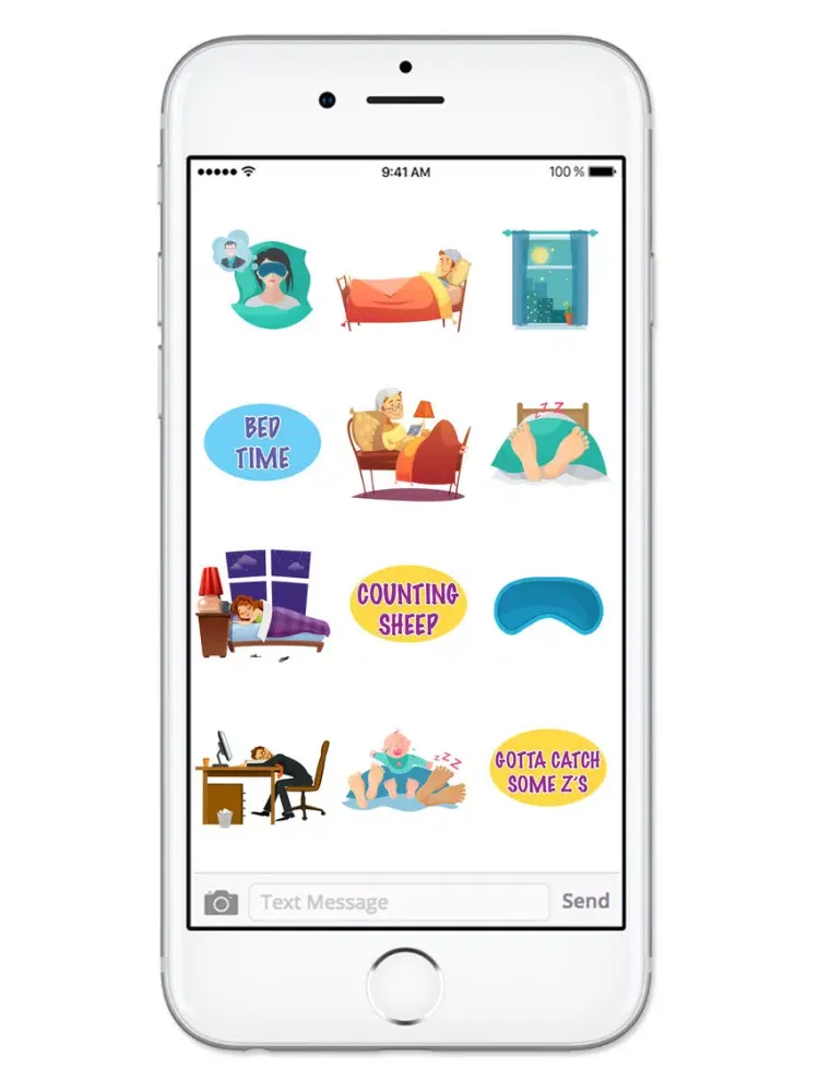 Screenshot di Gotta Sleep Sticker Pack iPad 