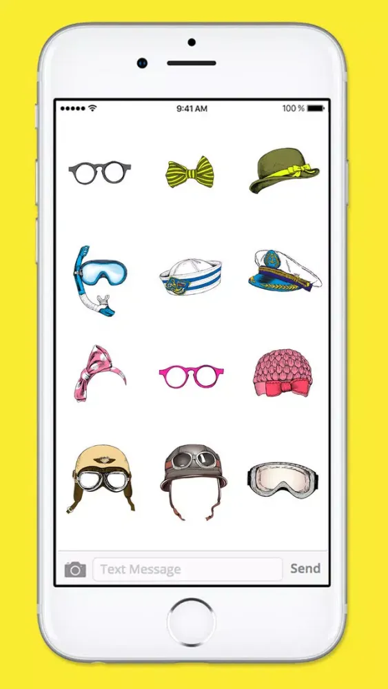 Hats Glasses and More Photobooth Sticker Pack应用截图