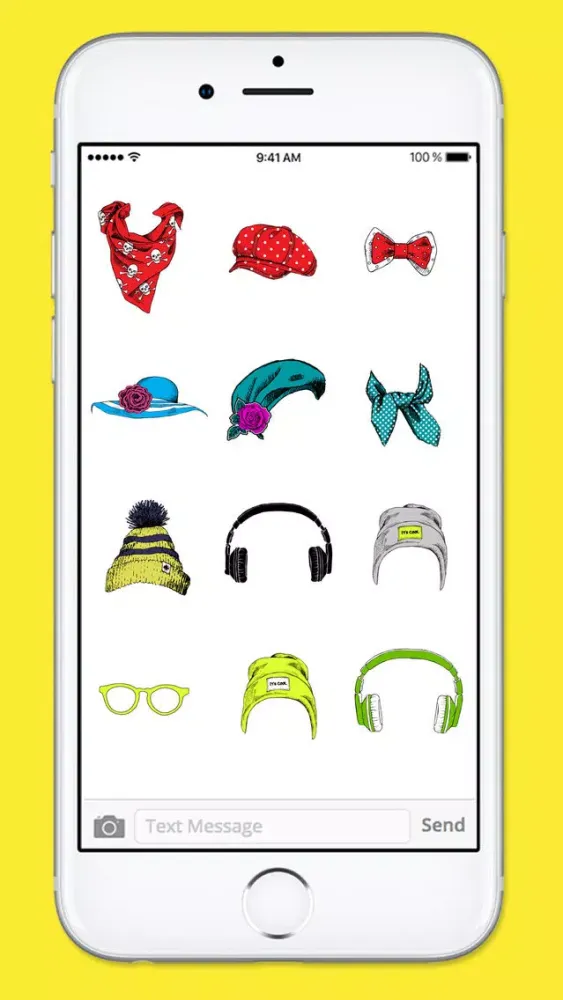 Hats Glasses and More Photobooth Sticker Pack应用截图