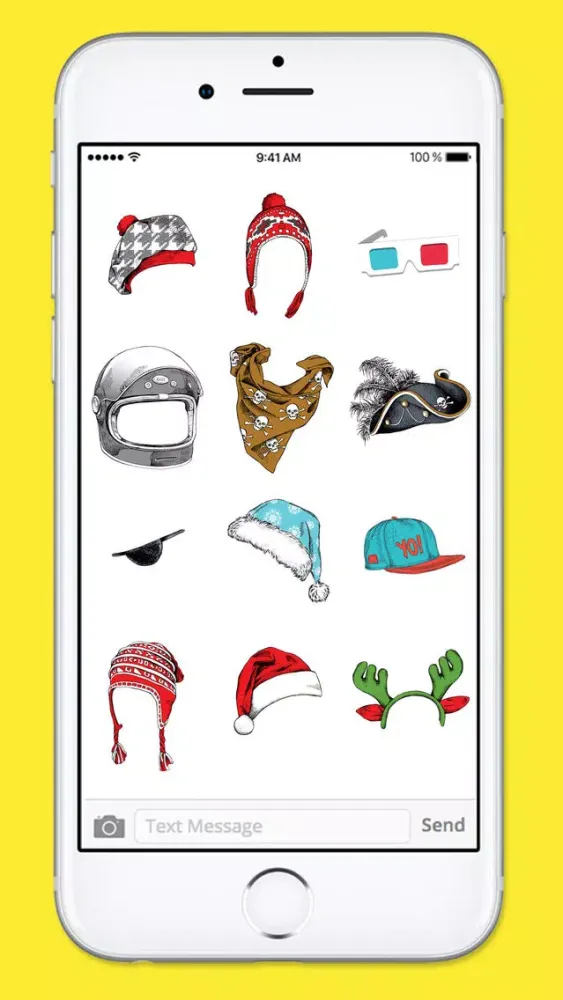 Hats Glasses and More Photobooth Sticker Pack应用截图