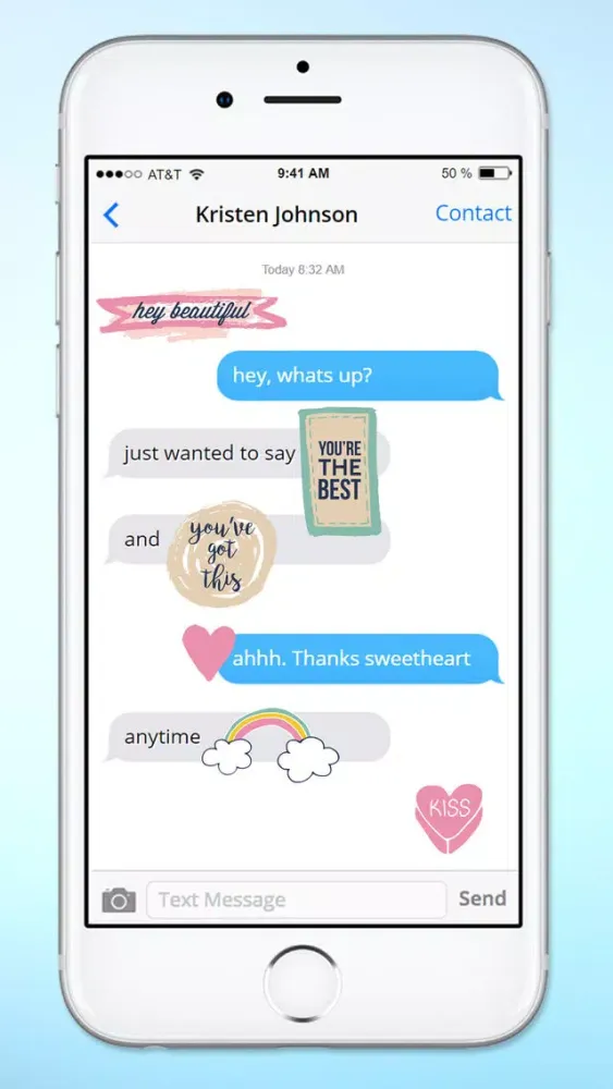 Hello I Love You Sticker Pack Screenshots