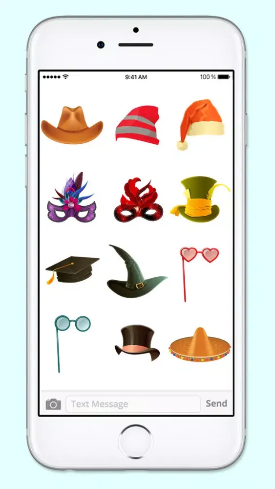 صور Lots of Hats and Fun Disguises Sticker Pack