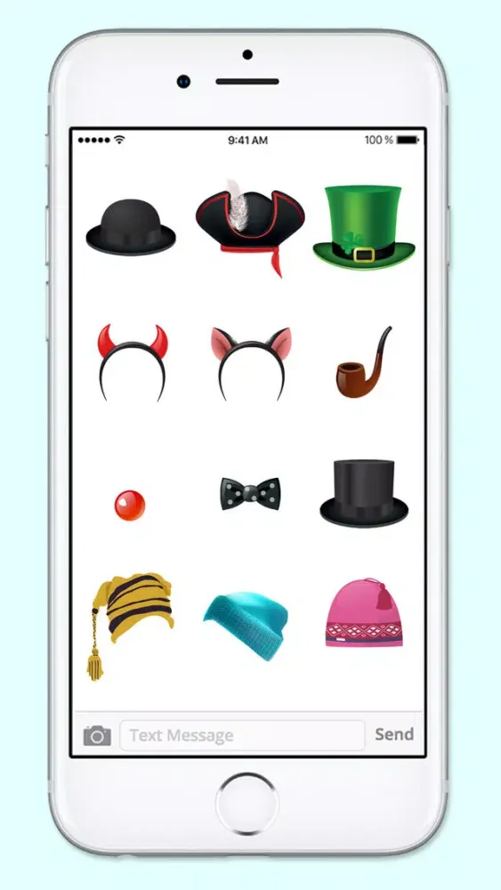 صور Lots of Hats and Fun Disguises Sticker Pack