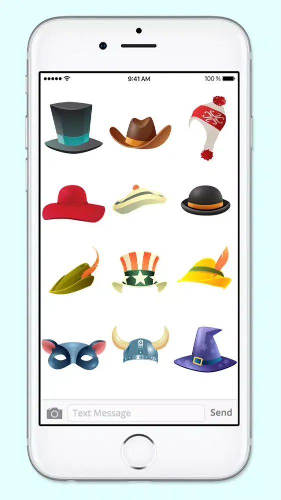 صور Lots of Hats and Fun Disguises Sticker Pack