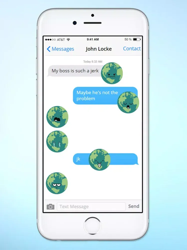 Capturas de tela do Planet Earth Emojis Emoticons Sticker Pack iPad 