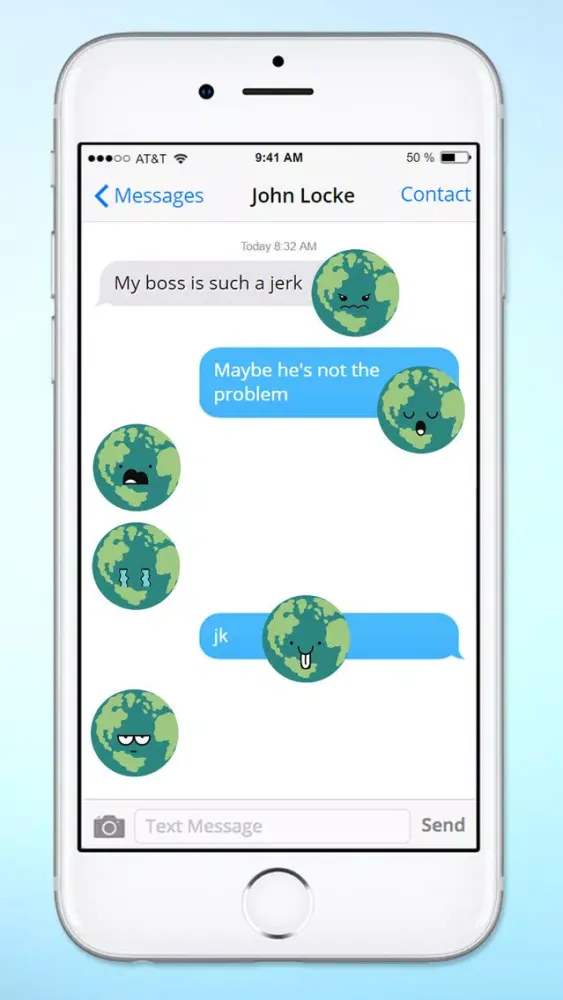 Capturas de tela do Planet Earth Emojis Emoticons Sticker Pack