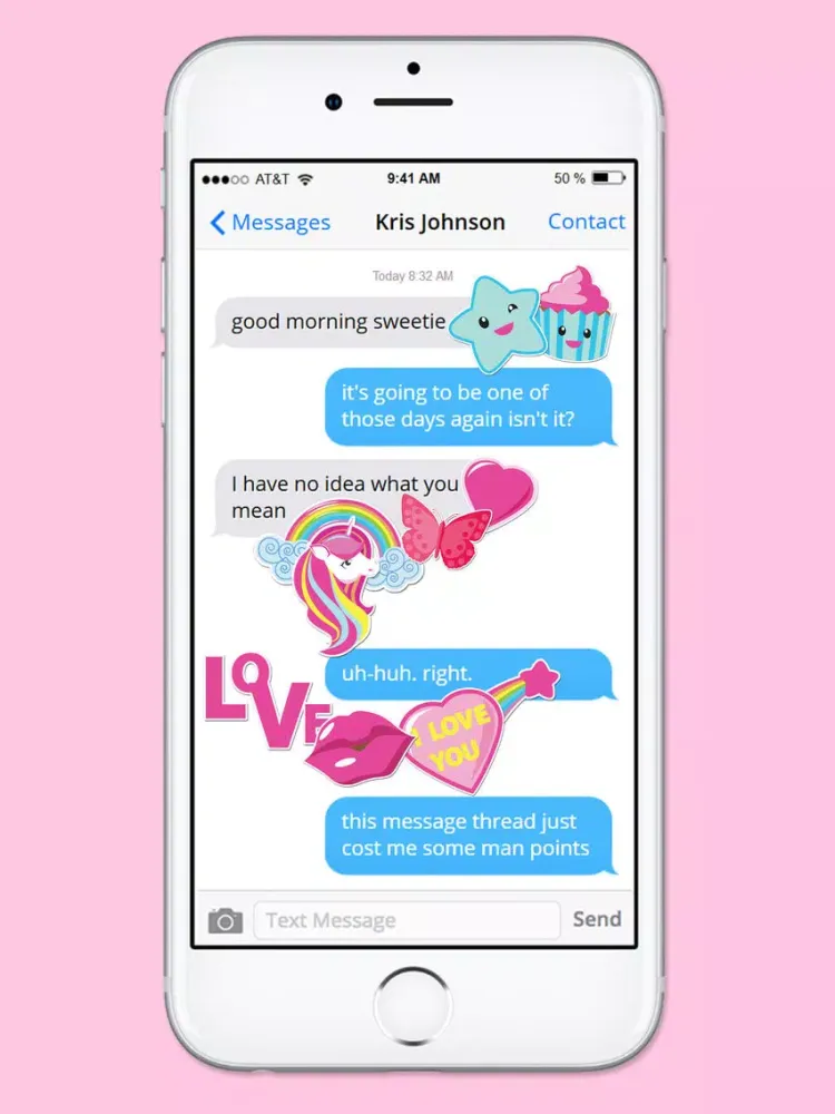 Captures d'écran de Pretty Pink Stickers Princess Sticker Pack iPad 