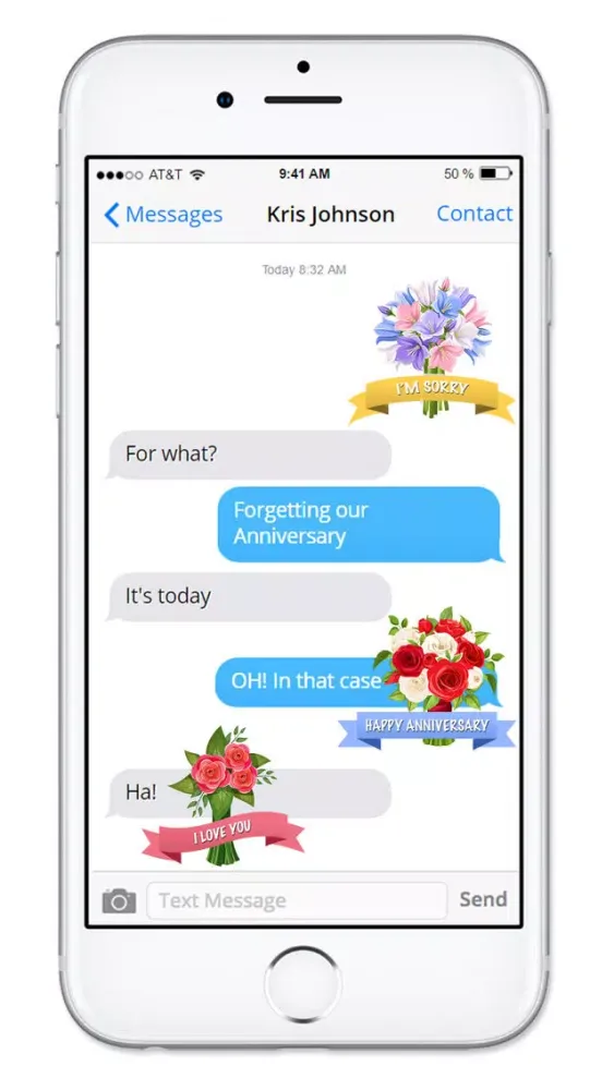 Send Flowers & Messages Sticker Pack Screenshots