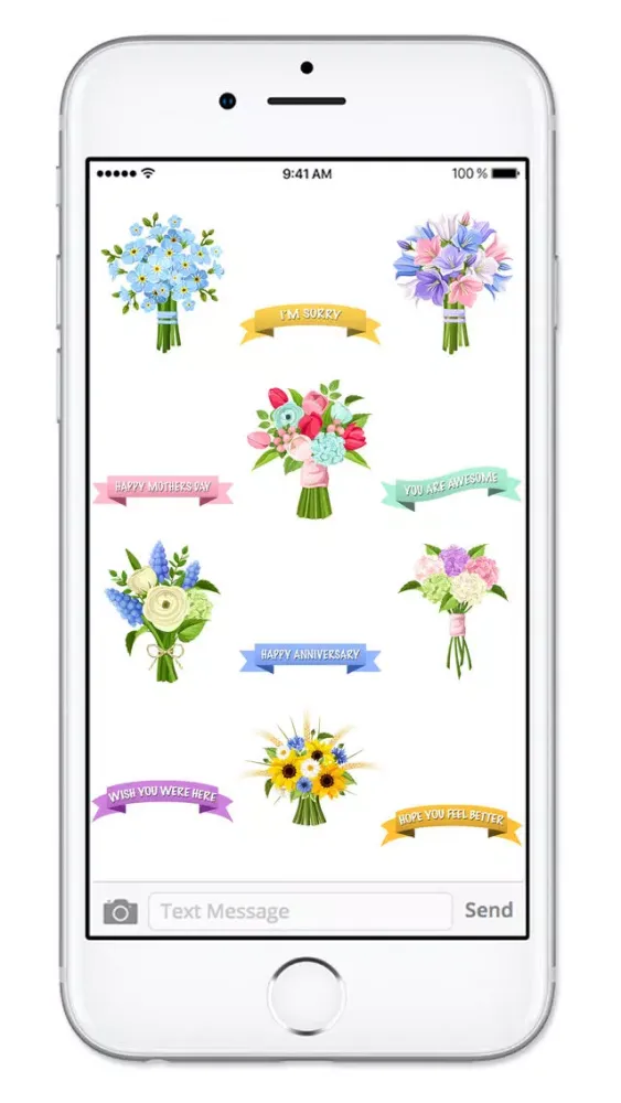 Send Flowers & Messages Sticker Pack Screenshots