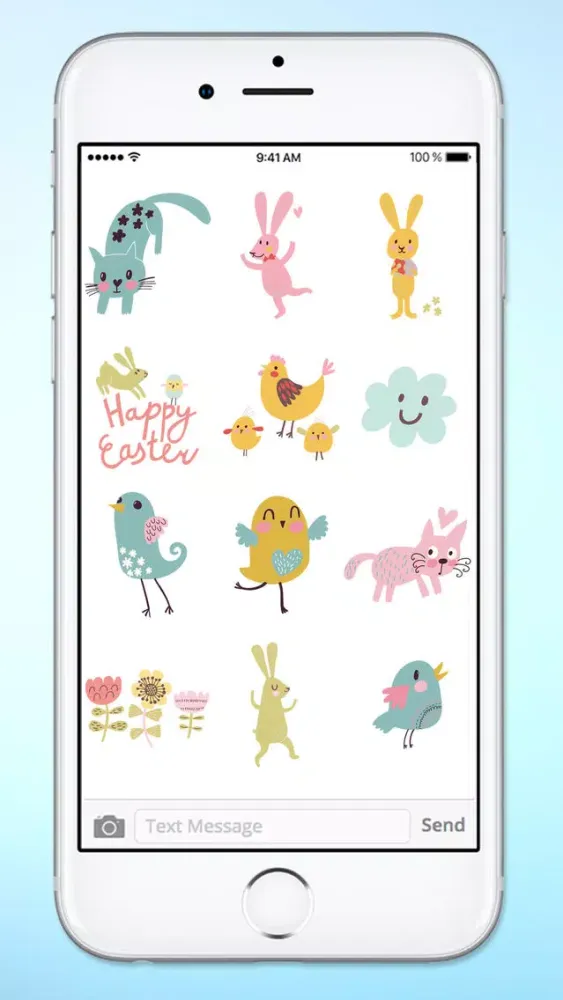 Spring and Easter Animals and More Sticker Pack Screenshots
