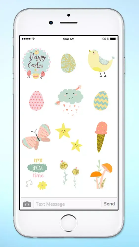 Spring and Easter Animals and More Sticker Pack Screenshots