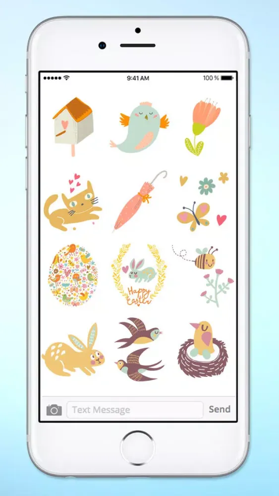 Spring and Easter Animals and More Sticker Pack Screenshots