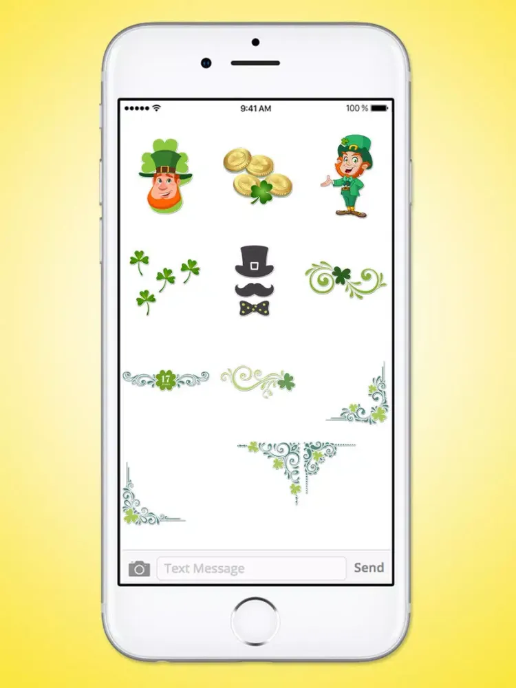 St Patricks Day Leprechaun and Beer Sticker Pack iPad 应用截图