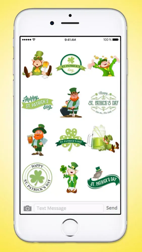 St Patricks Day Leprechaun and Beer Sticker Pack应用截图