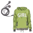 Stylish Girl Winter Fashion Sticker Pack